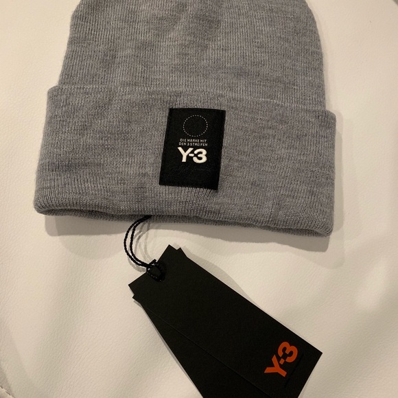 SOLD! Y-3 Beanie Grey - Picture 6 of 6